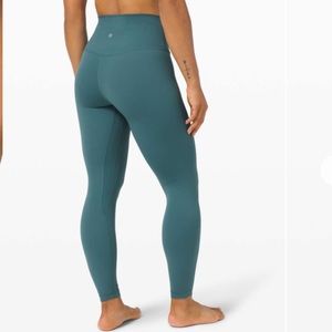 Lululemon Align Pant II 25" Desert Teal size 12